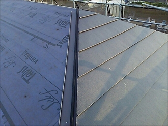 方形屋根や寄棟の場合は斜めに切断加工する箇所が必ずできます